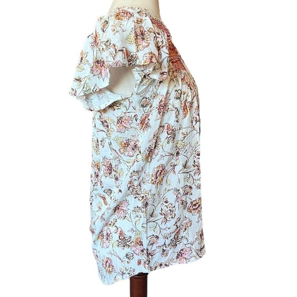 Maurices Flutter Sleeve Peasant-Style Blouse. Size: Small - Picture 6 of 12